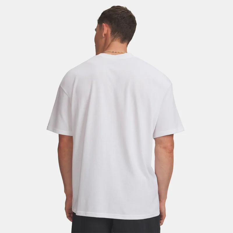 اندر ارمر Men's Heavyweight Wordmark T-Shirt